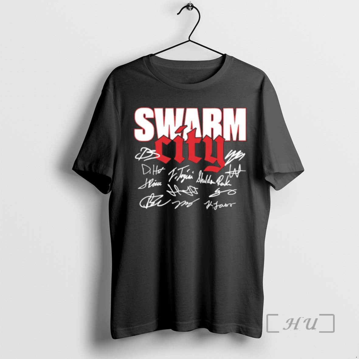 Officials Swarm City Houston Texans Football Players Signatures
