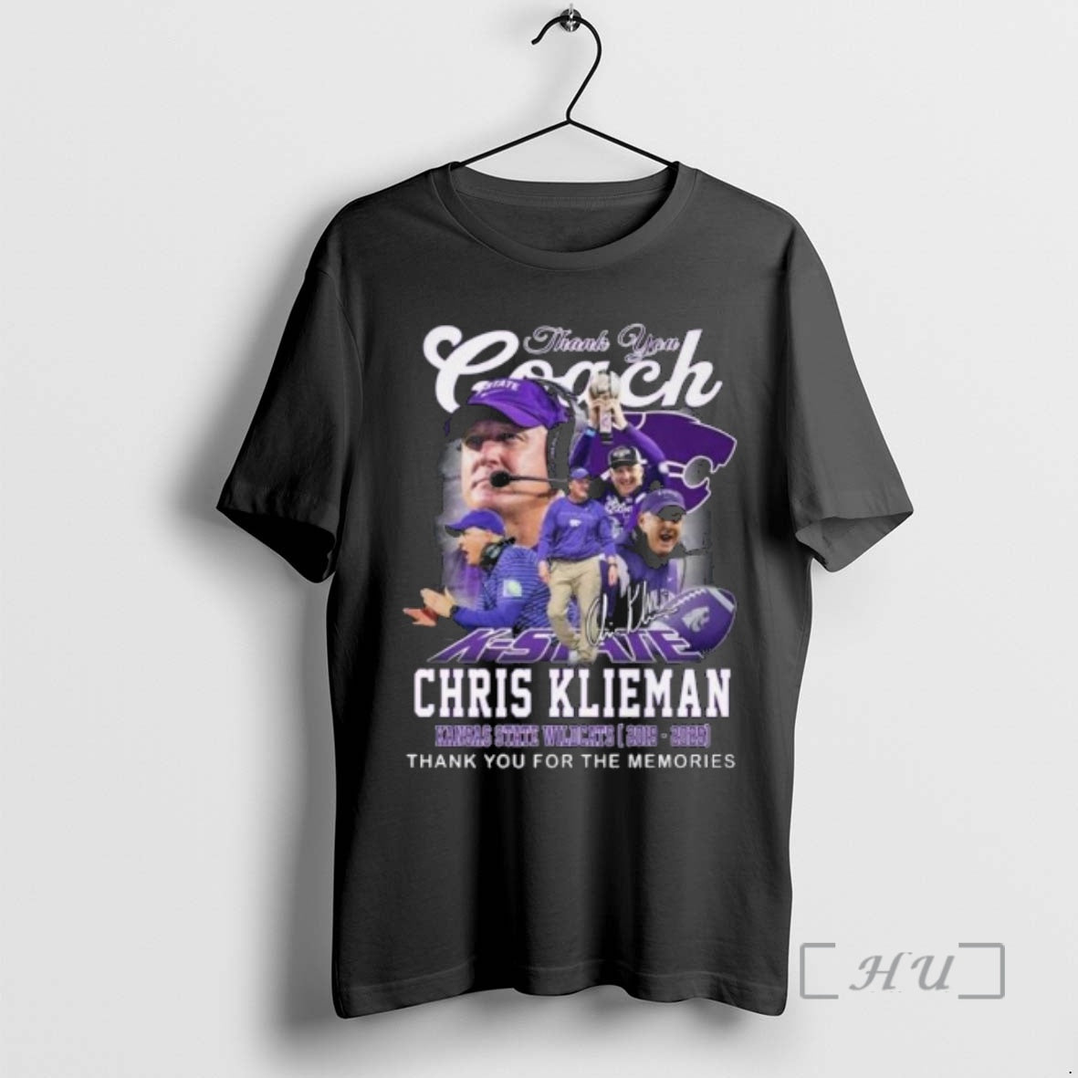 Officials Thanks You Coach Chris Klieman Kansas State Wildcats 2019 2025 Vintage Premium T Shirts