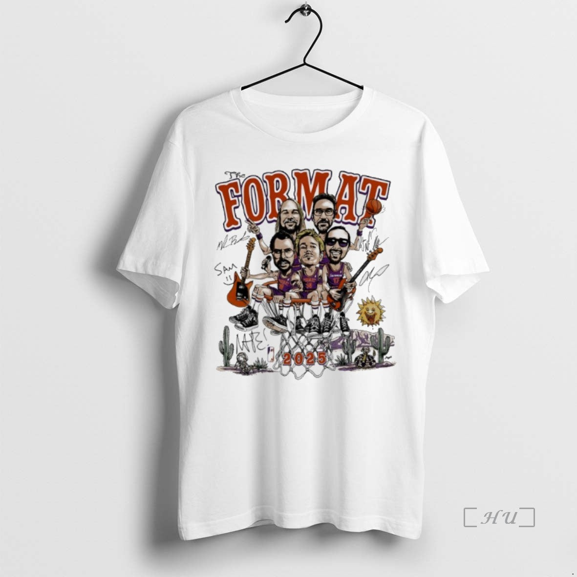 Officials The Format Phoenix 2025 Tour Signatures Caricature
