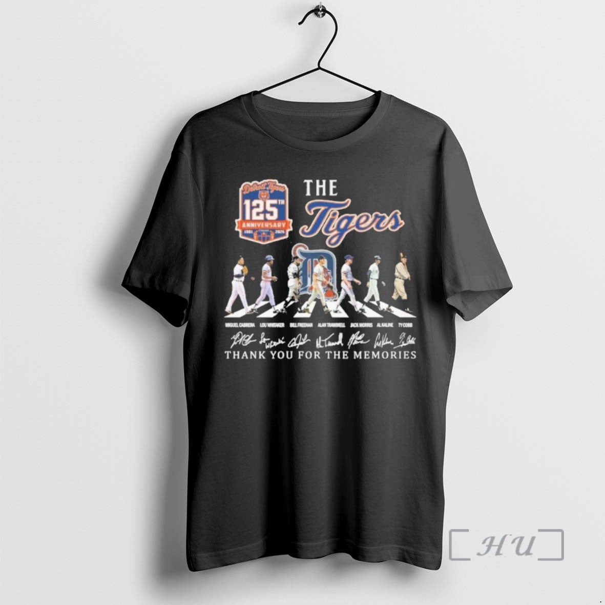 Officials The Tigers 125th Anniversary Player Abbey Road Signature Thank You For The Memories Premium