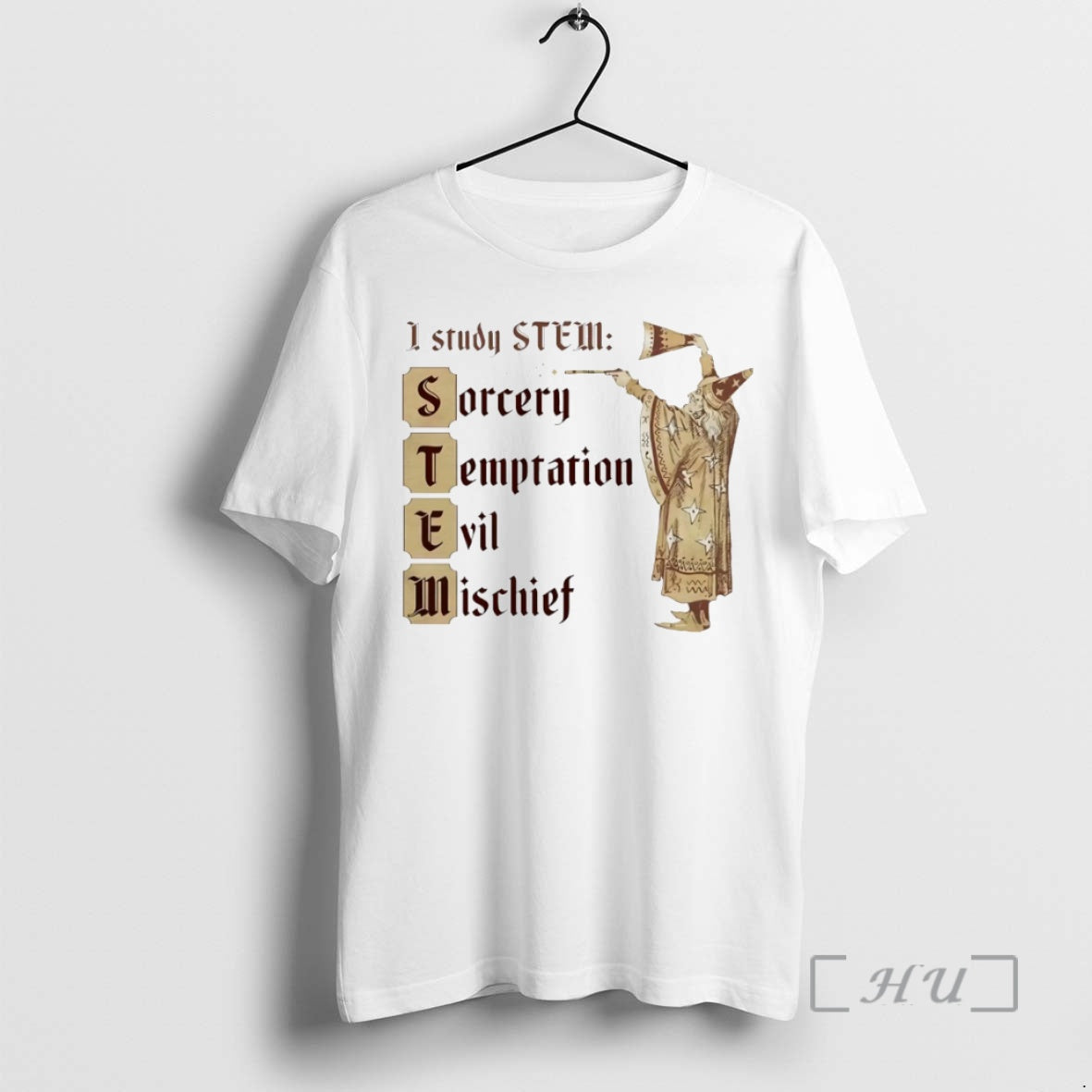 Officials Wizard I Study Stem Sorcery Temptation Evil Mischief Circle