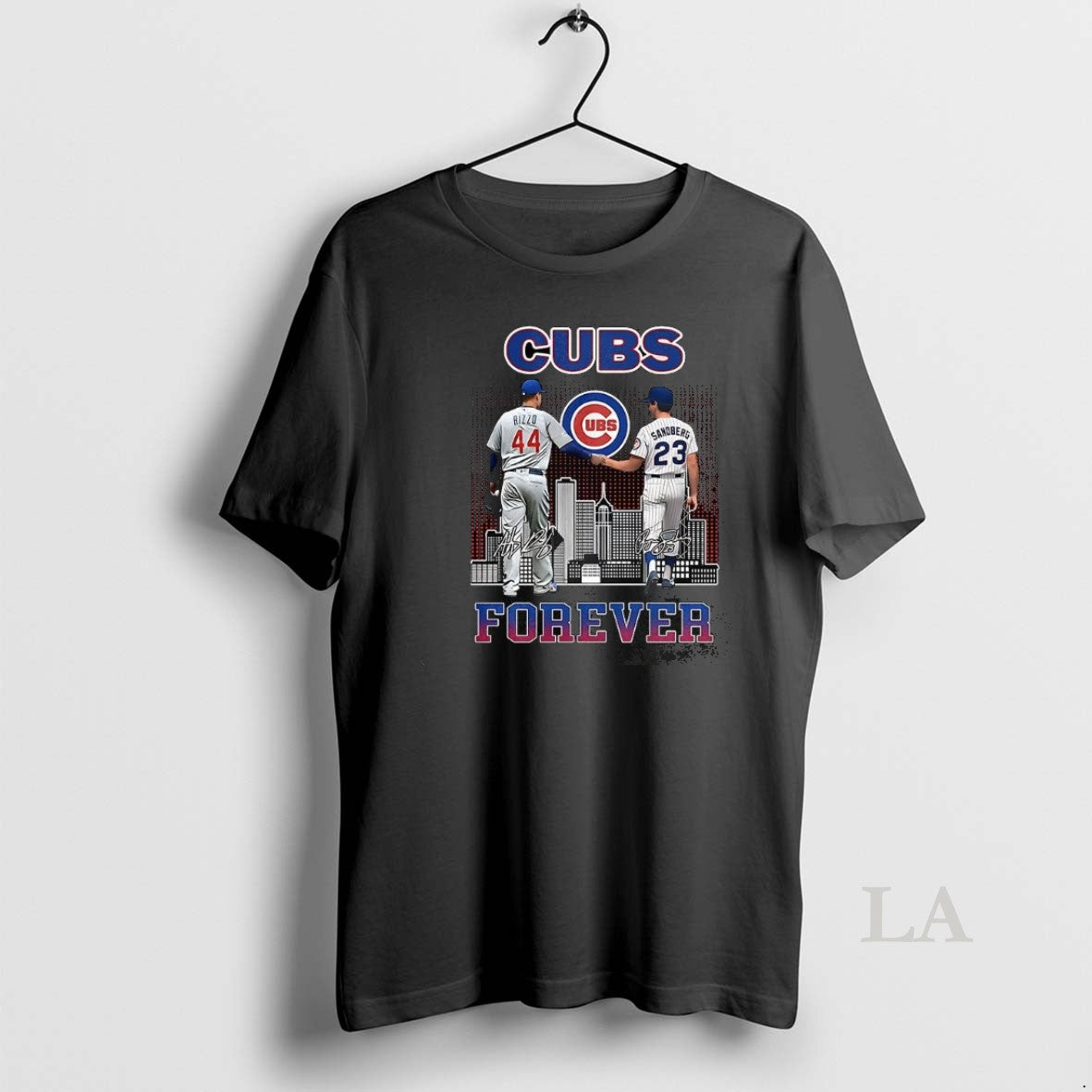 Original Anthony Rizzo Touch Hand Ryne Sandber Chicago Cubs Baseball Forever Skyline Signature