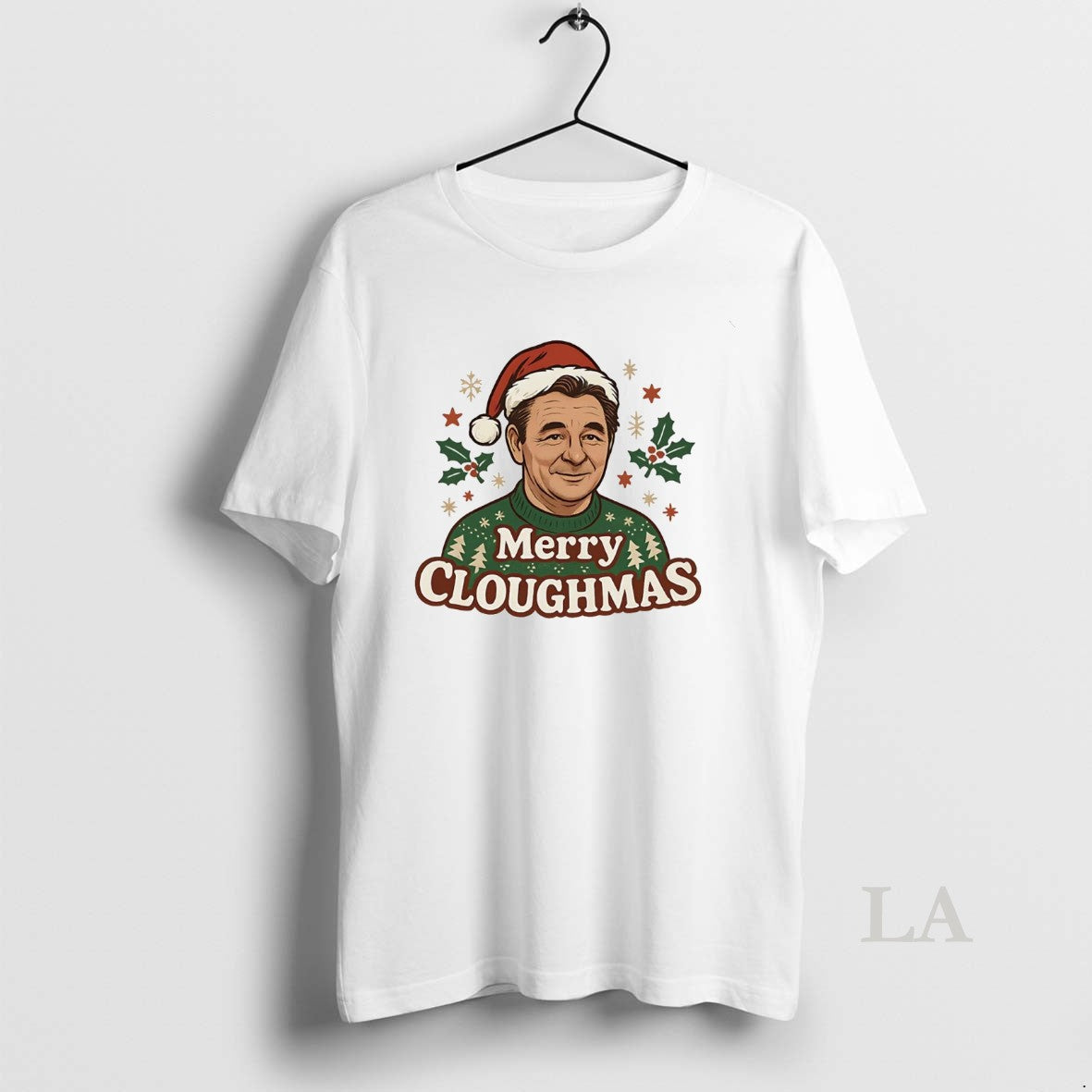Original Brian Clough Nottingham Forest Merry Cloughmas Christmas