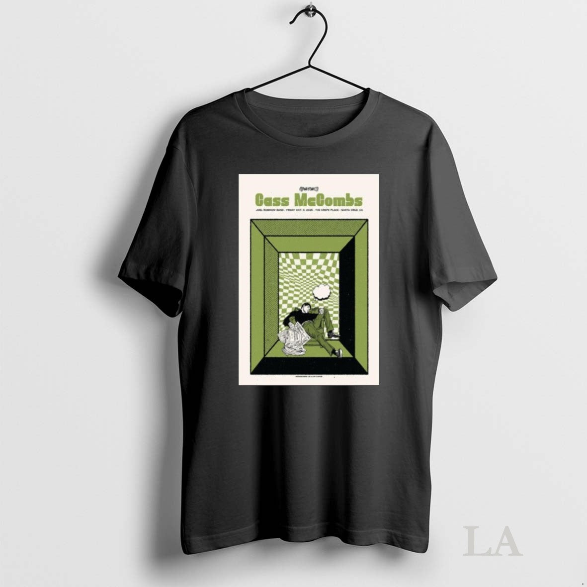 Original Cass Mccombs Santa Cruz Ca October 3 2025 Concert Long Sleve