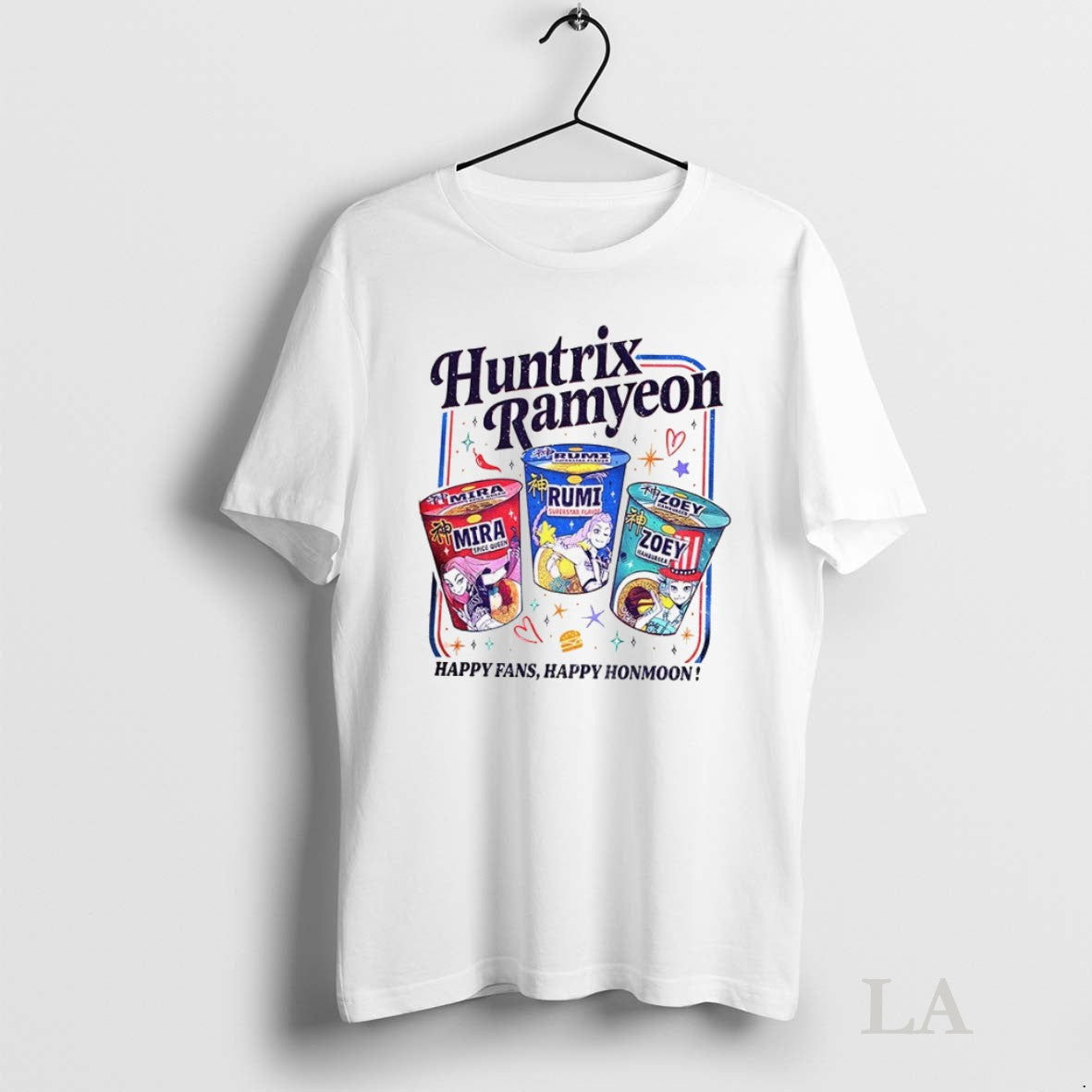 Original Huntrix Ramyeon Nights Happy Fans Happy Honmoon Noodle Kpop 2025