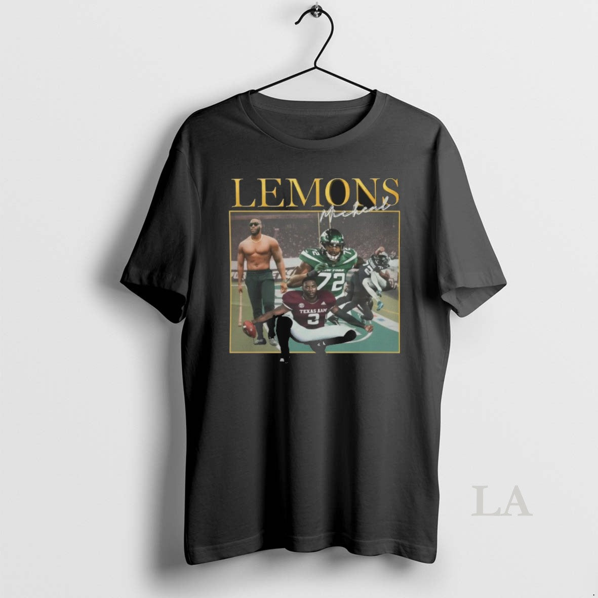 Original Micheal Clemons Lemons New York Jets And Texas Am Aggies Graphic
