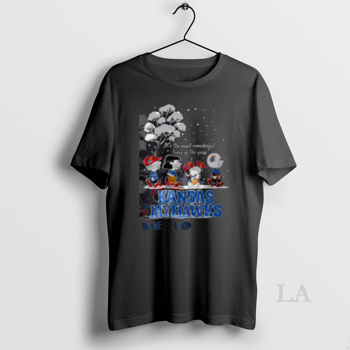 Original Peanuts Kansas Jayhawks Winter Its The Most Wonderful Time Of The Year