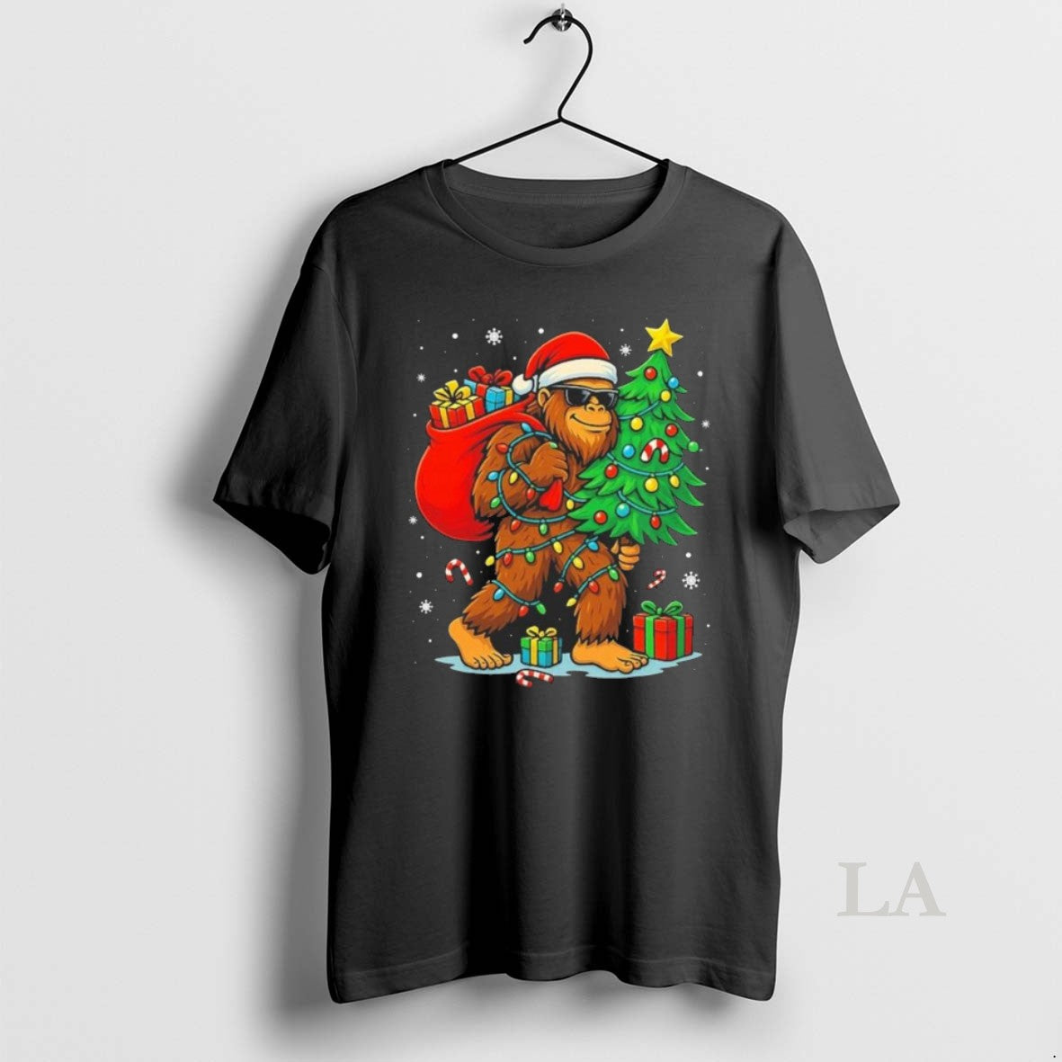 Original Santa Bigfoot Christmas Tree Lights Xmas 2025