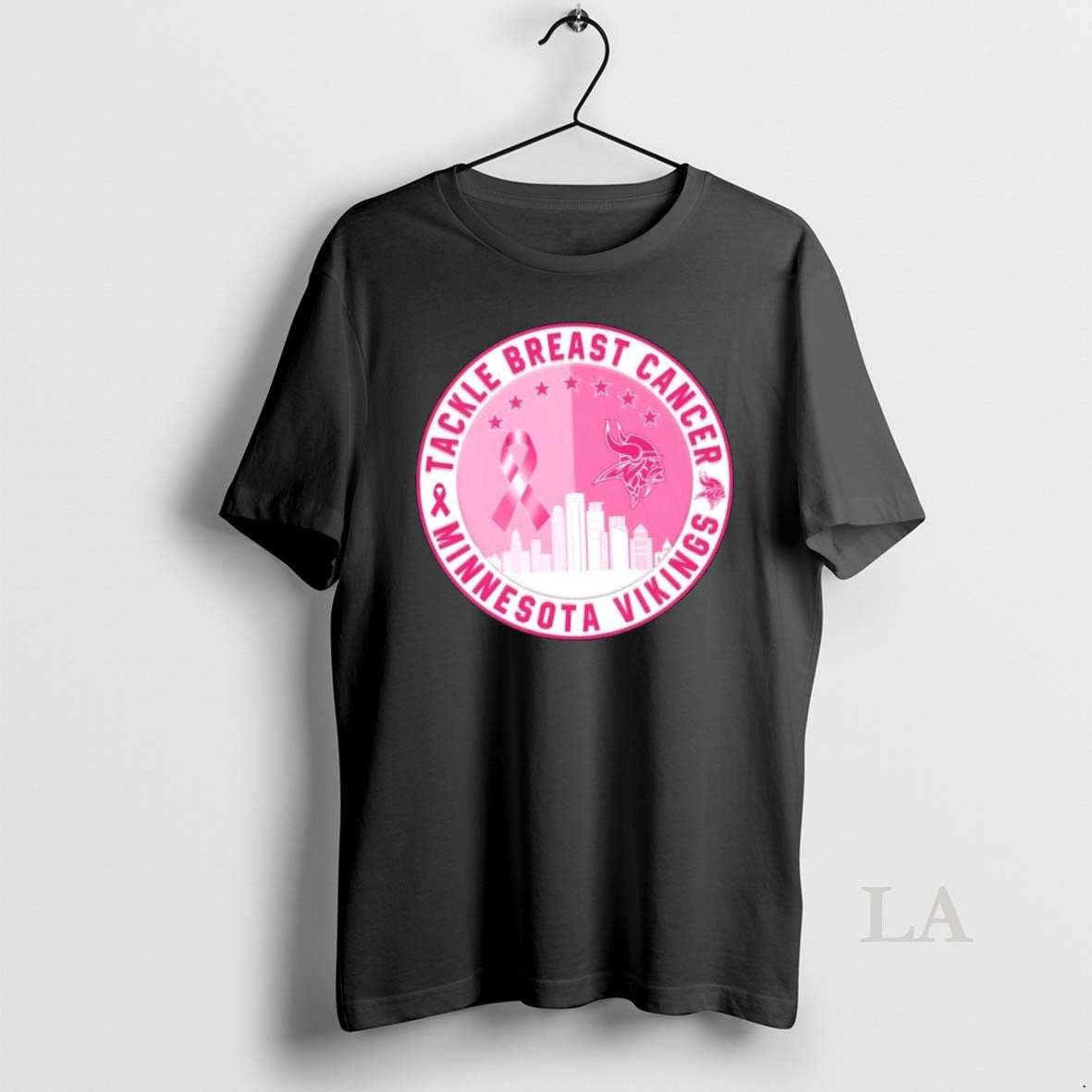 Original Tackle Breast Cancer Minnesota Vikings Football Skyline