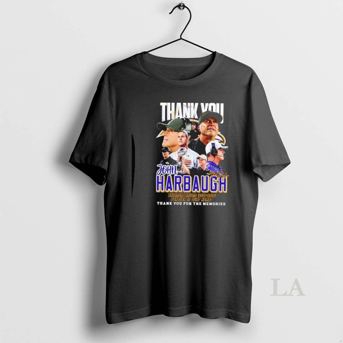 Original Thank You John Harbaugh Baltimore Ravens 2008 2025 Forever In Our Heart