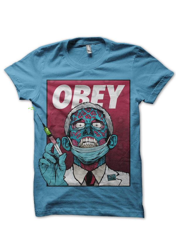 Ouchie Fauci Sky Blue T-Shirt
