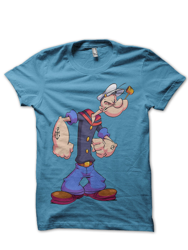 Popeye Light Blue Tee