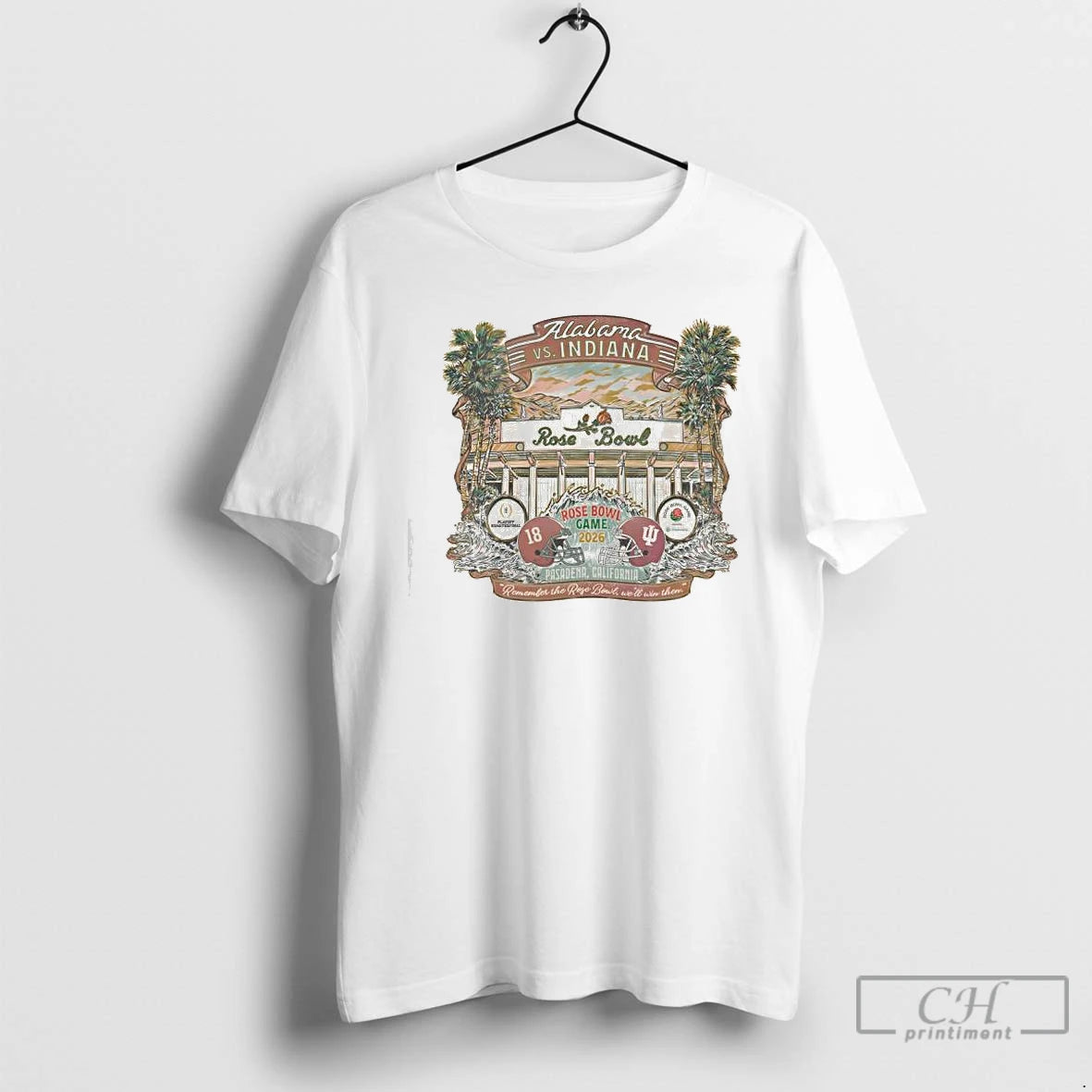 Premium Alabama Vs Indiana Rose Bowl 2026 Playoff Quarterfianl Rose Bowl Game T Shirts Sweater