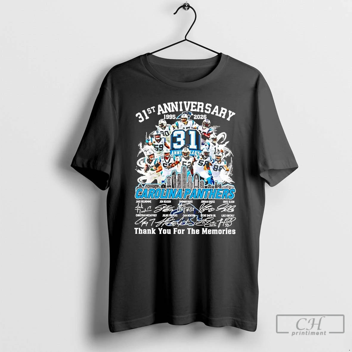 Premium Carolina Panthers 31st Anniversary 1995 2026 Team Players
