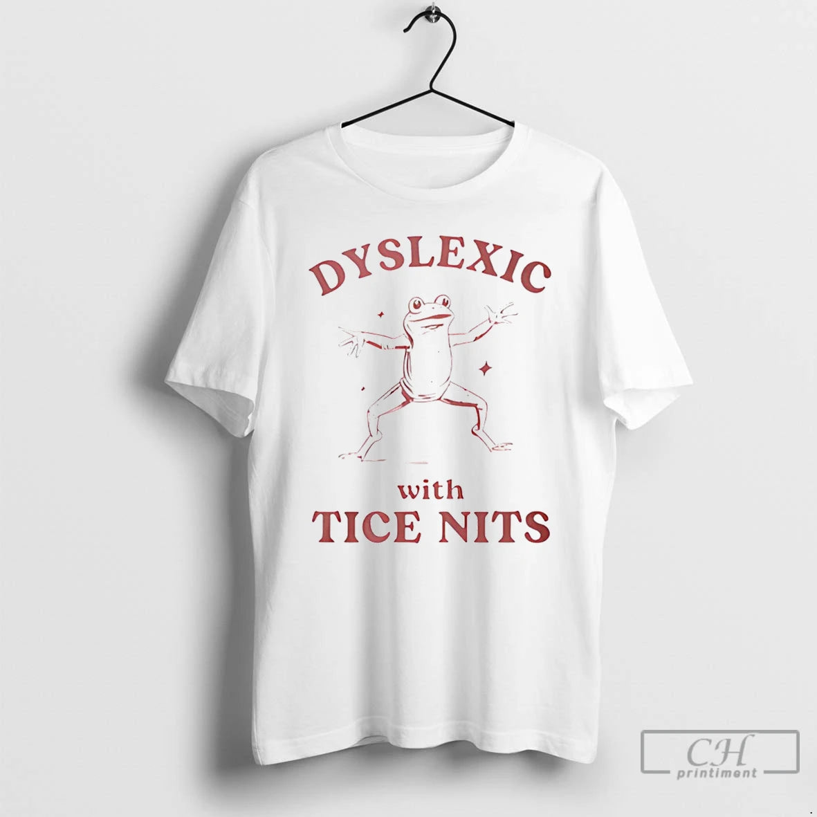 Premium Dyslexic With Tice Nits Frog