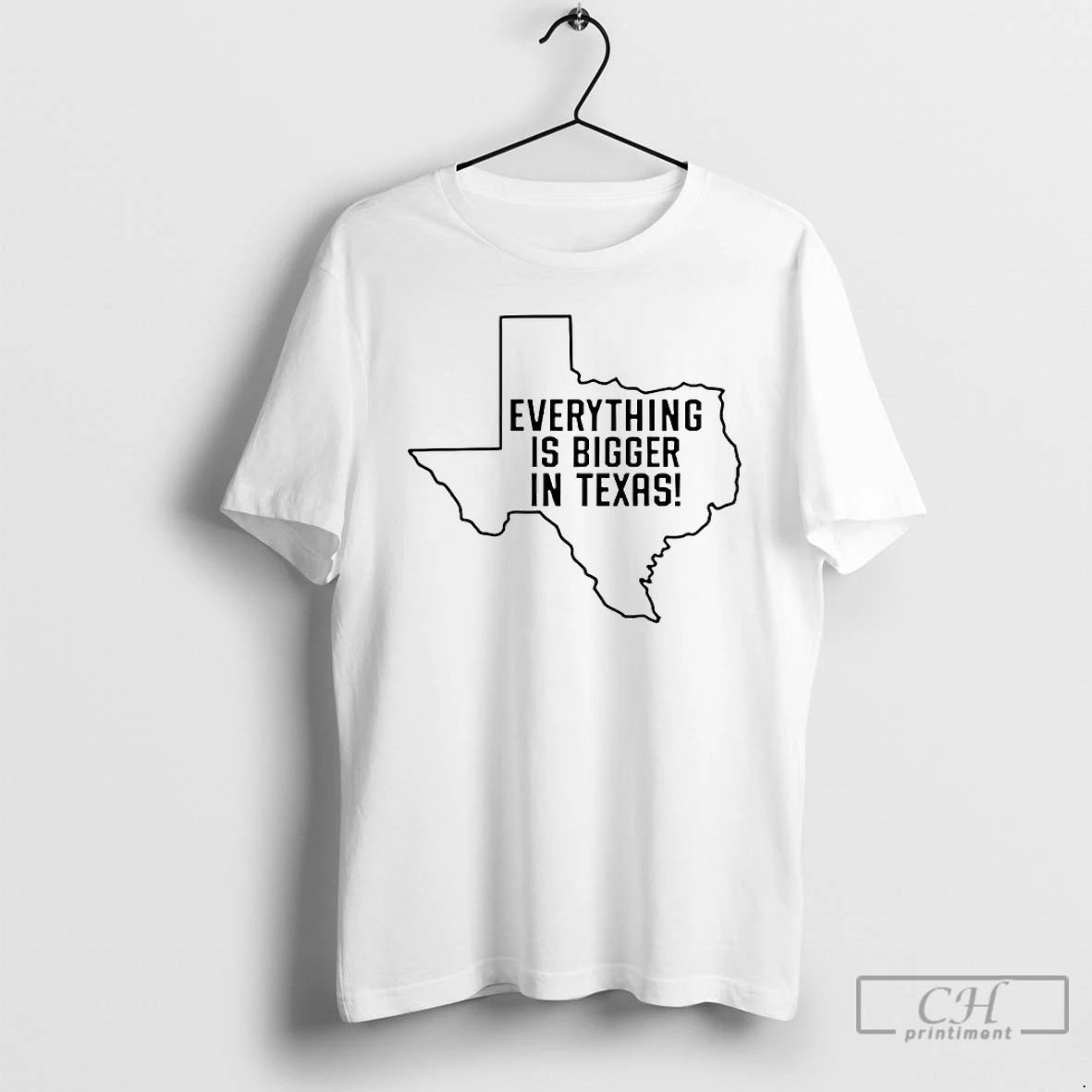 Premium Everything Is Bigger In Texas Map