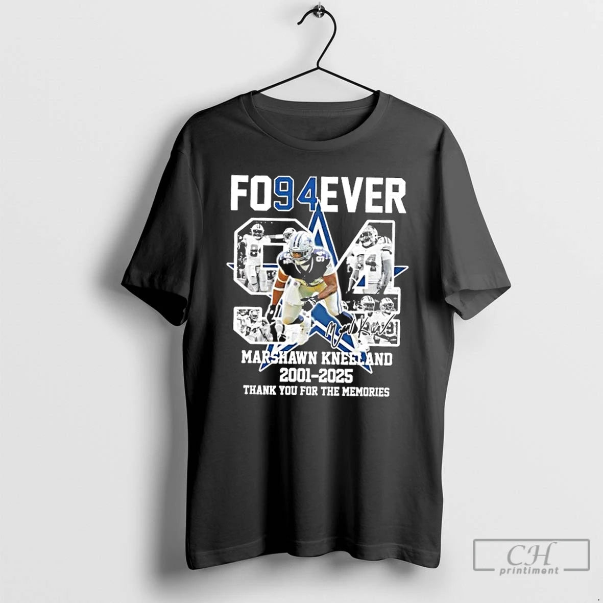 Premium Forever 94 Dallas Cowboys Marshawn Kneeland 2001 2025 Thank You For The Memories Signature