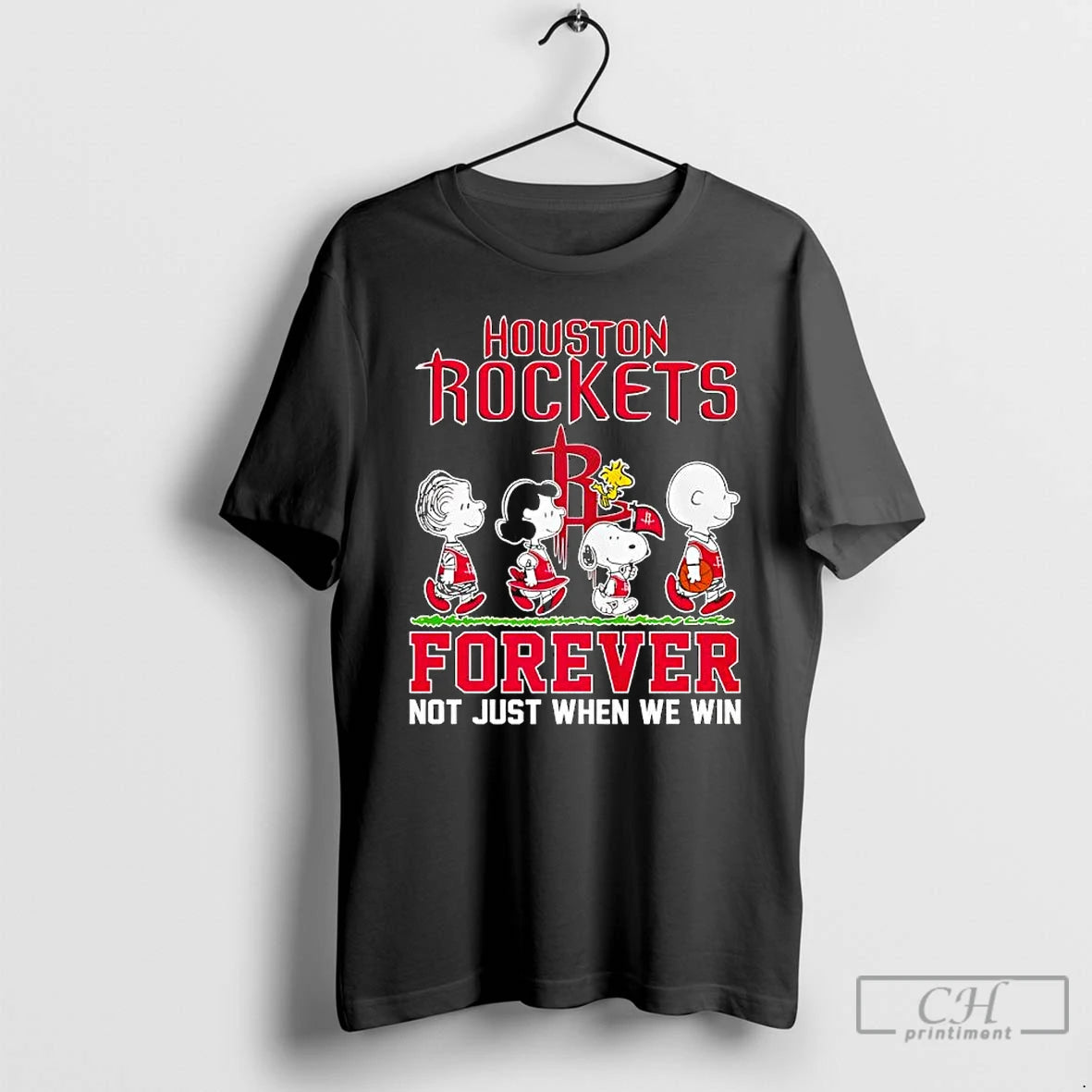 Premium Houston Rockets Forever Not Just When We Win Peanuts Characters