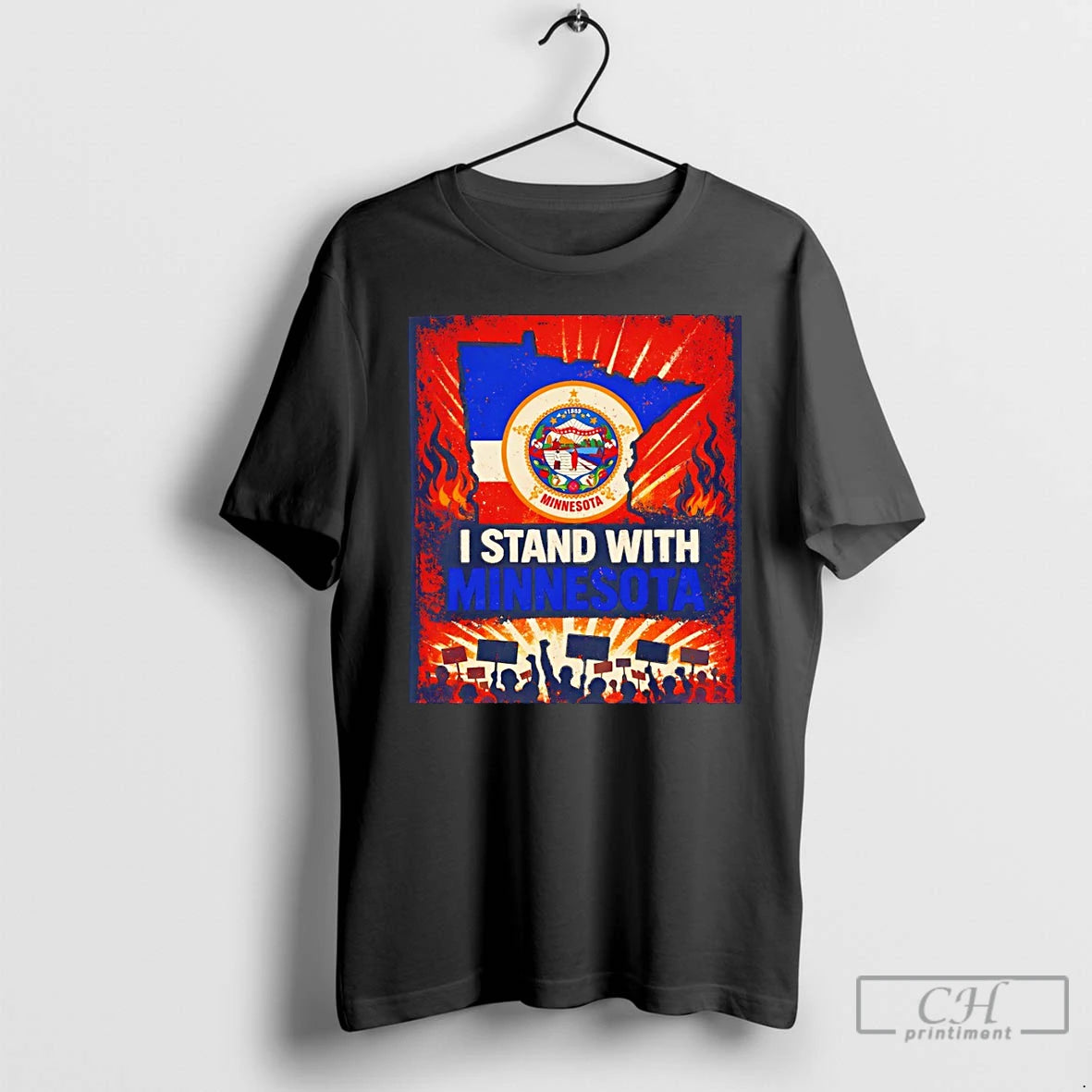 Premium I Stand With Minnesota Flag Protest