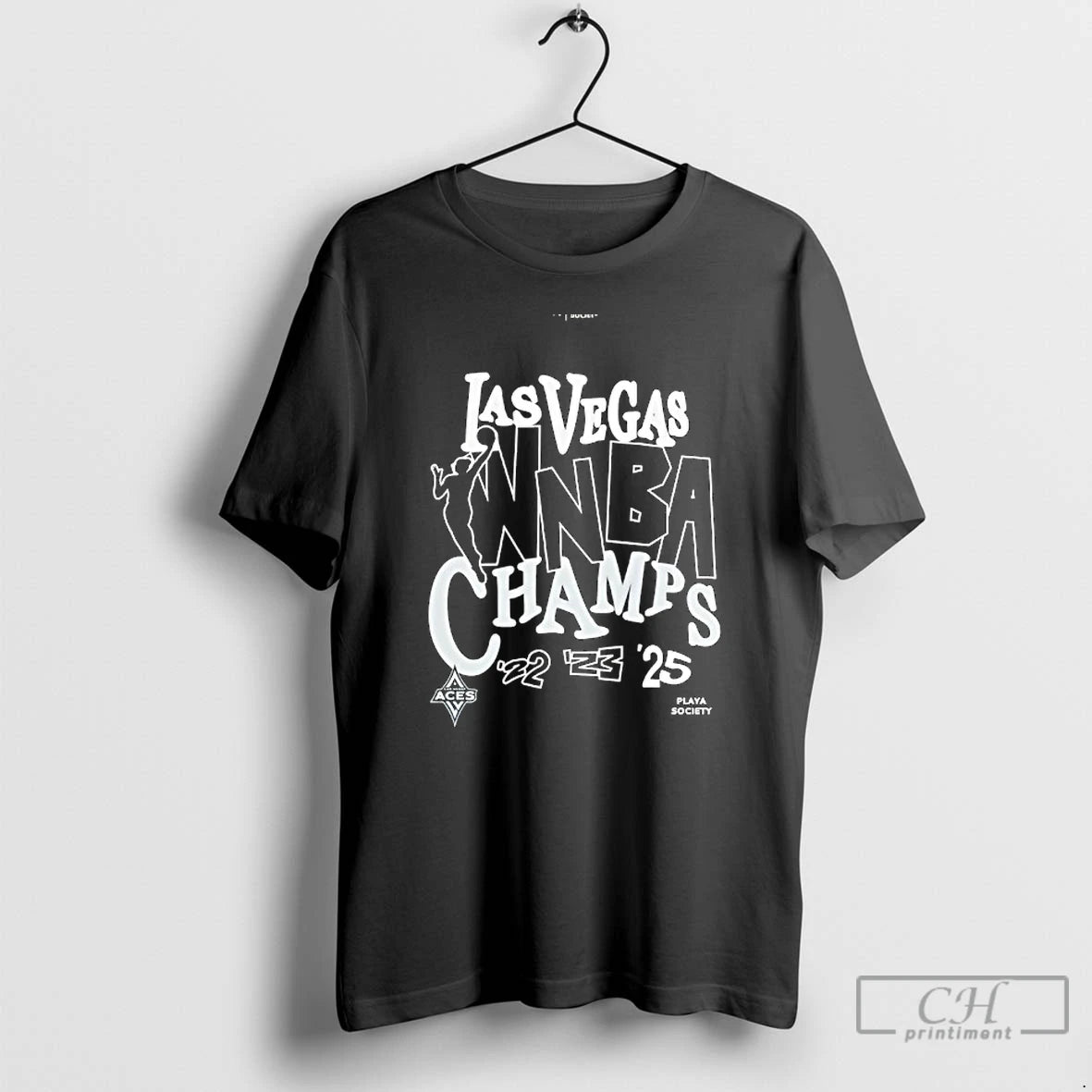 Premium Las Vegas Aces Playa Society 2025 Wnba Finals Champions Premium T Shirts