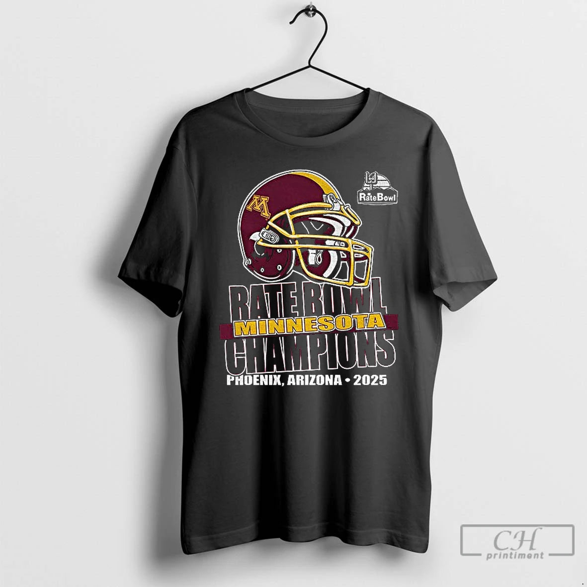 Premium Minnesota Golden Gophers Helmet Rate Bowl Minnesota Champions Phoenix Arizona 2025 T Shirts Sweater