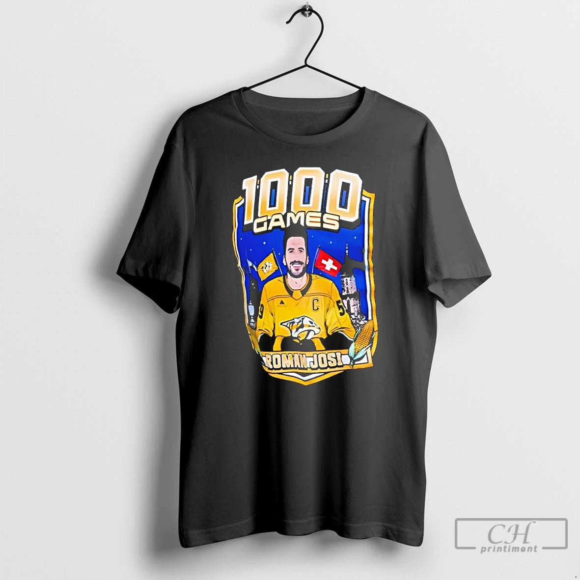 Premium Nashville Predators Roman Josi 1000 Games Nhl