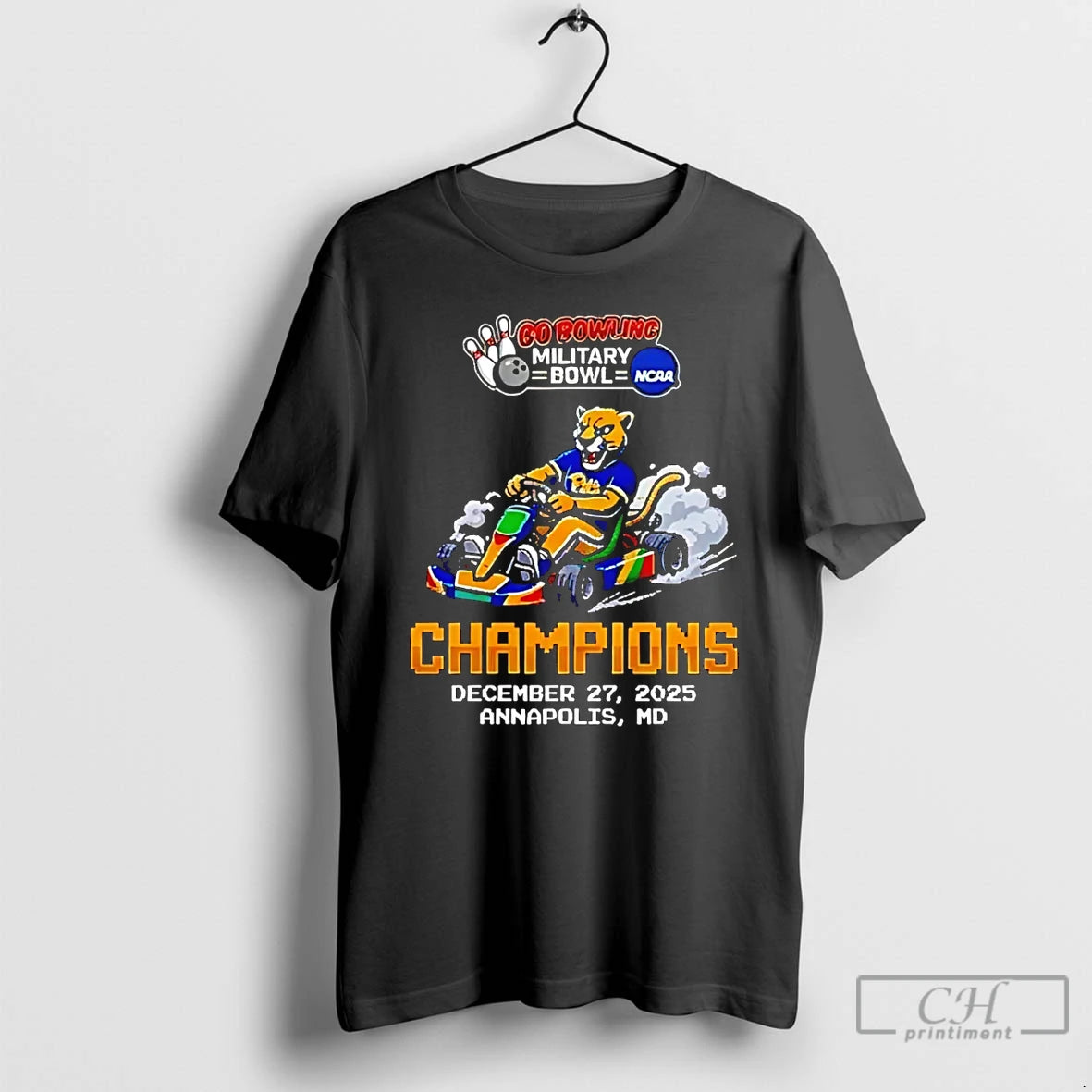 Premium Pittsburgh Panthers Go Bowling Military Bowl Champions 2025 Bit Game
