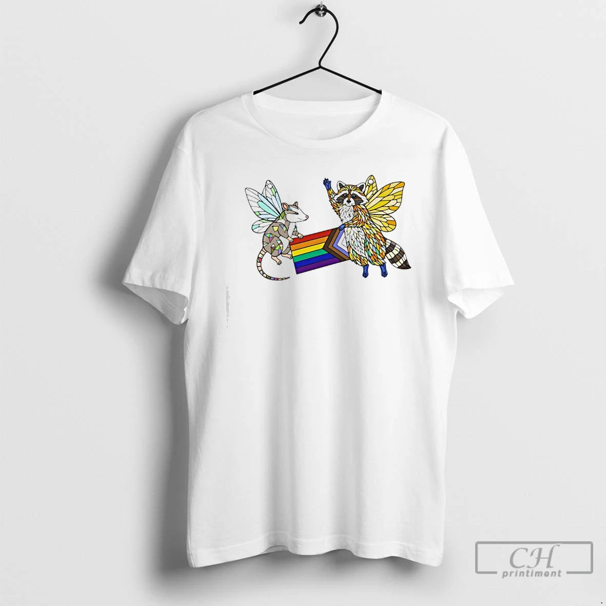 Premium Raccoon And A Possum Lgbtq Fairies