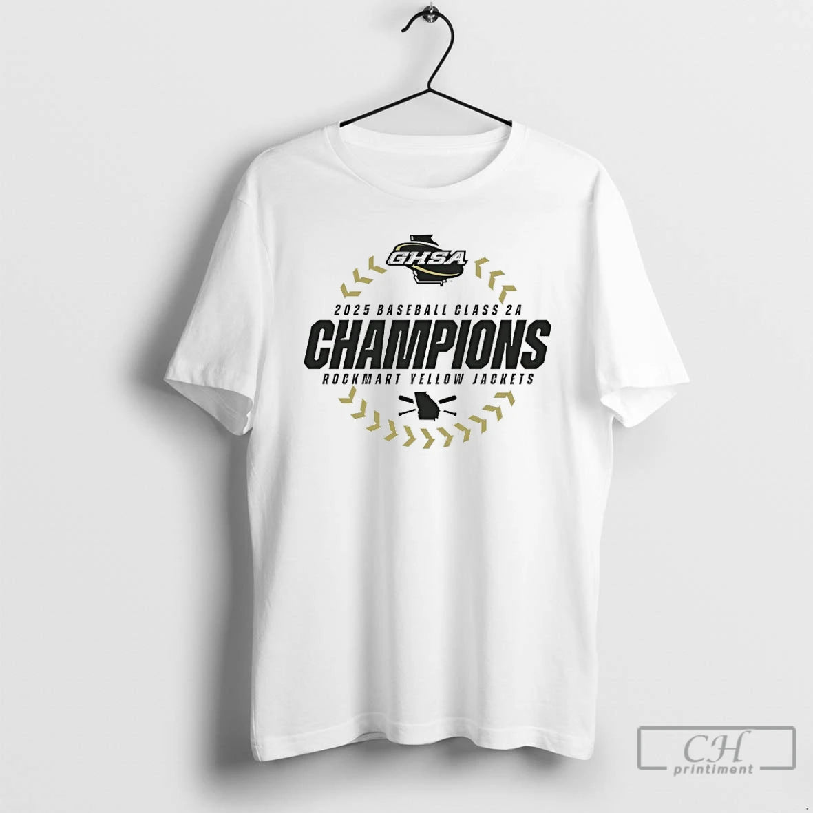 Premium Rockmart Yellow Jackets 2025 Ghsaa Baseball 2a State Champions