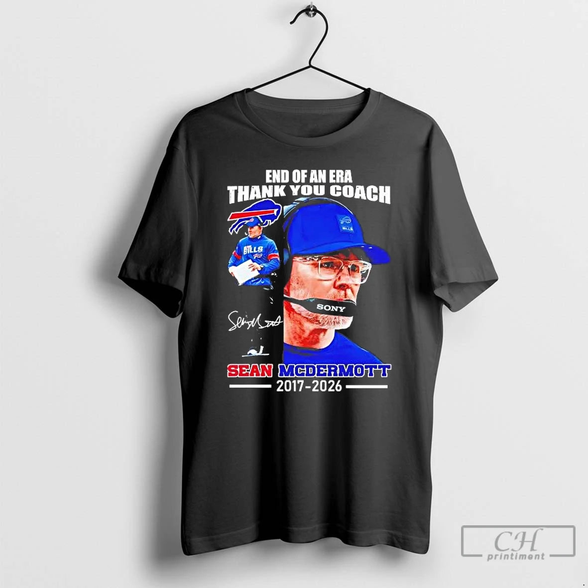 Premium Sean Mcdermott 2017 2026 End Of An Era Thank You Coach T Shirts Sweater
