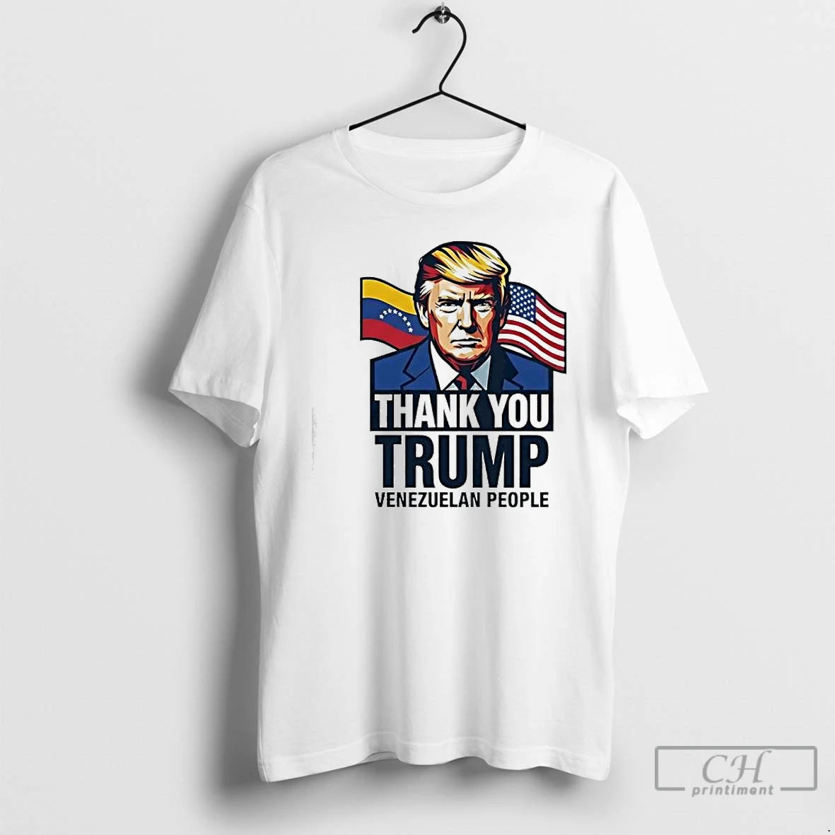 Premium Thank You Trump Venezuelan People Graphic
