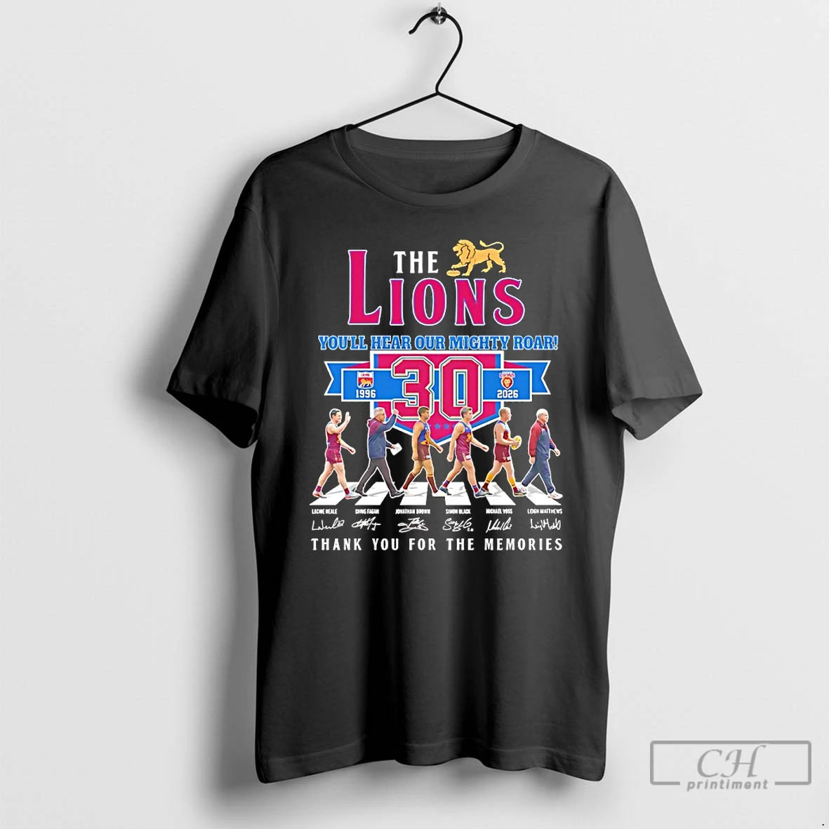 Premium The Brisbane Lions Youll Hear Our Mighty Roar 30th 1996 206 Thank You For