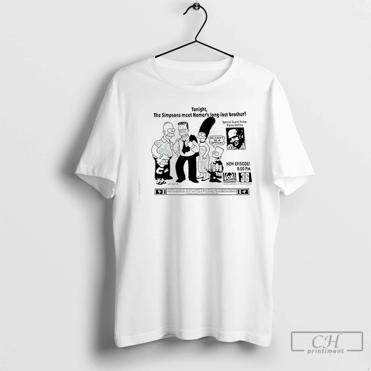 Premium Tonight The Simpsons Meet Homers Long Lost Brother Graphic