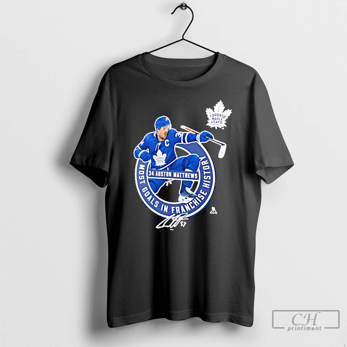 Premium Toronto Maple Leafs Auston Matthews Most Goals In Franchise History