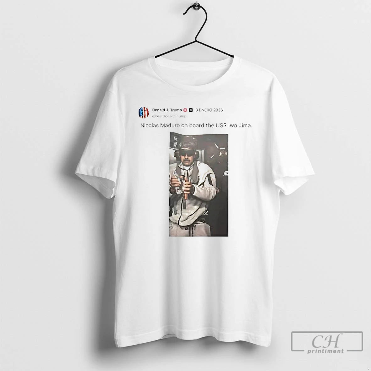 Premium Trump On X Nicolas Maduro On Board The Uss Iwo Jima T Shirts Sweater