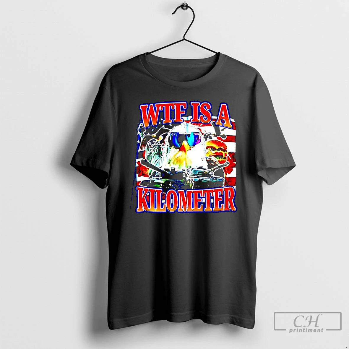 Premium Wtf Is A Kilometer Statue Of Liberty Graphic