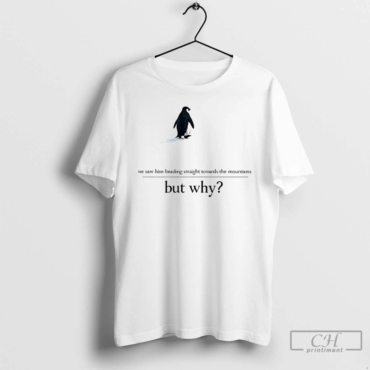 We Saw Him Heading Straight But Toward The Mountains Why Penguin