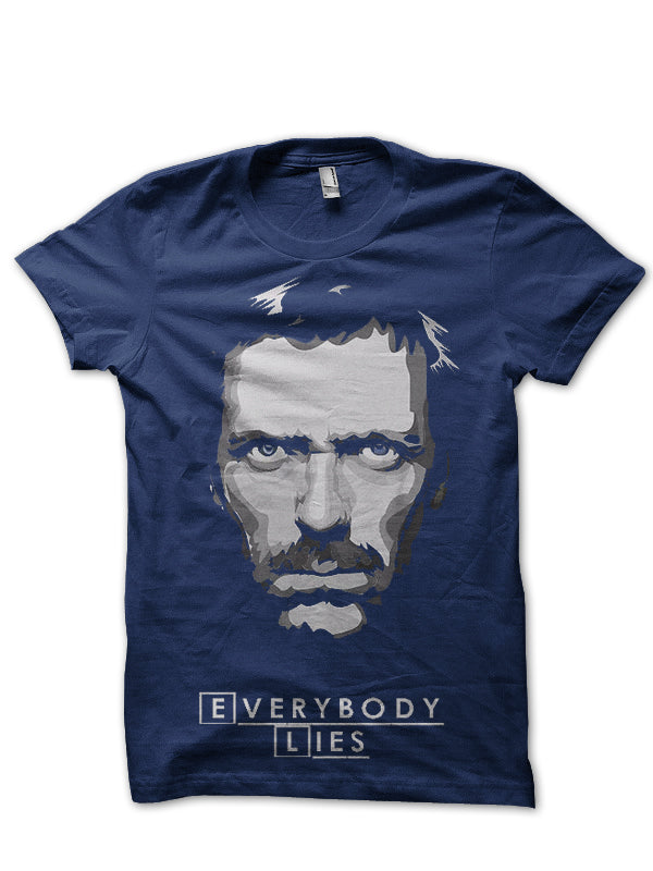 Lie Navy Blue Tee
