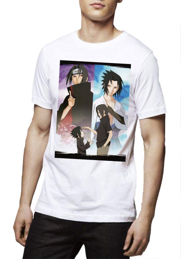 Sasuke Uchiha White T-Shirt