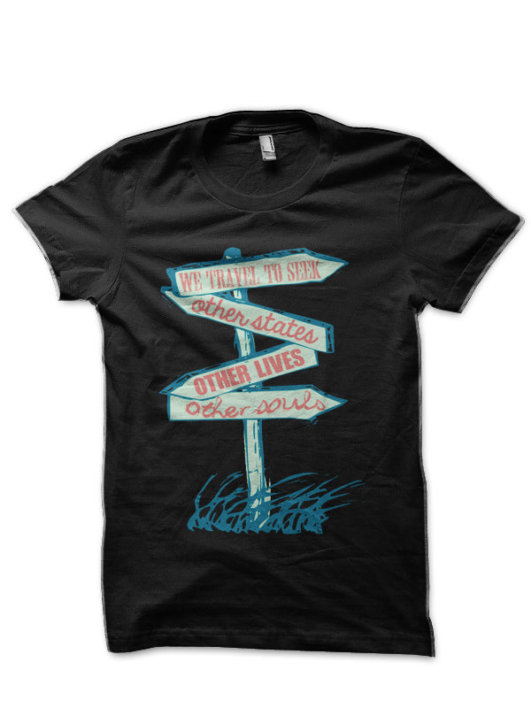 Travel To Seek Black T-Shirt