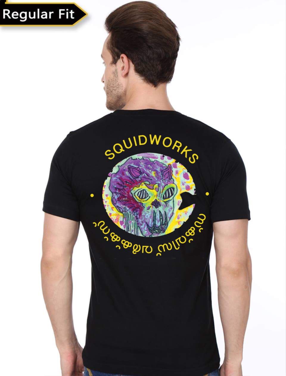 Squid Works Black T-Shirt