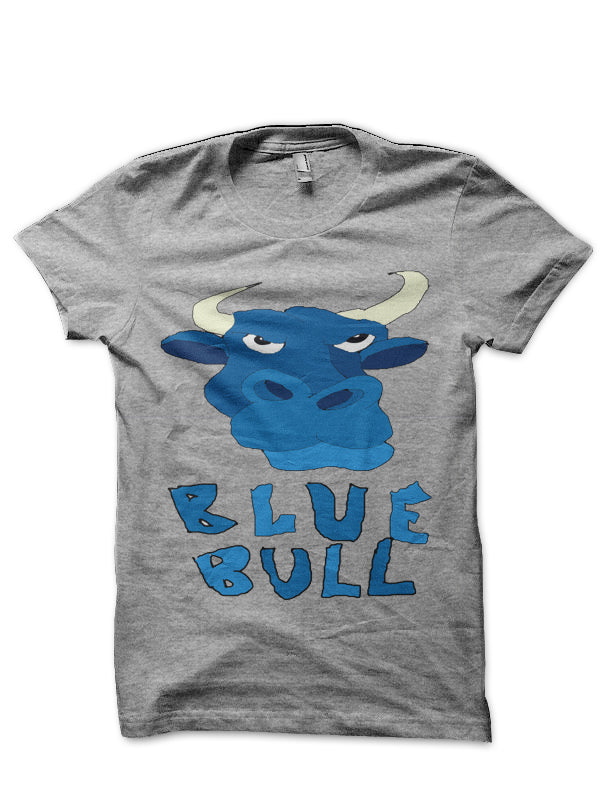 Blu Bull cartoon Half Sleeve T-Shirt