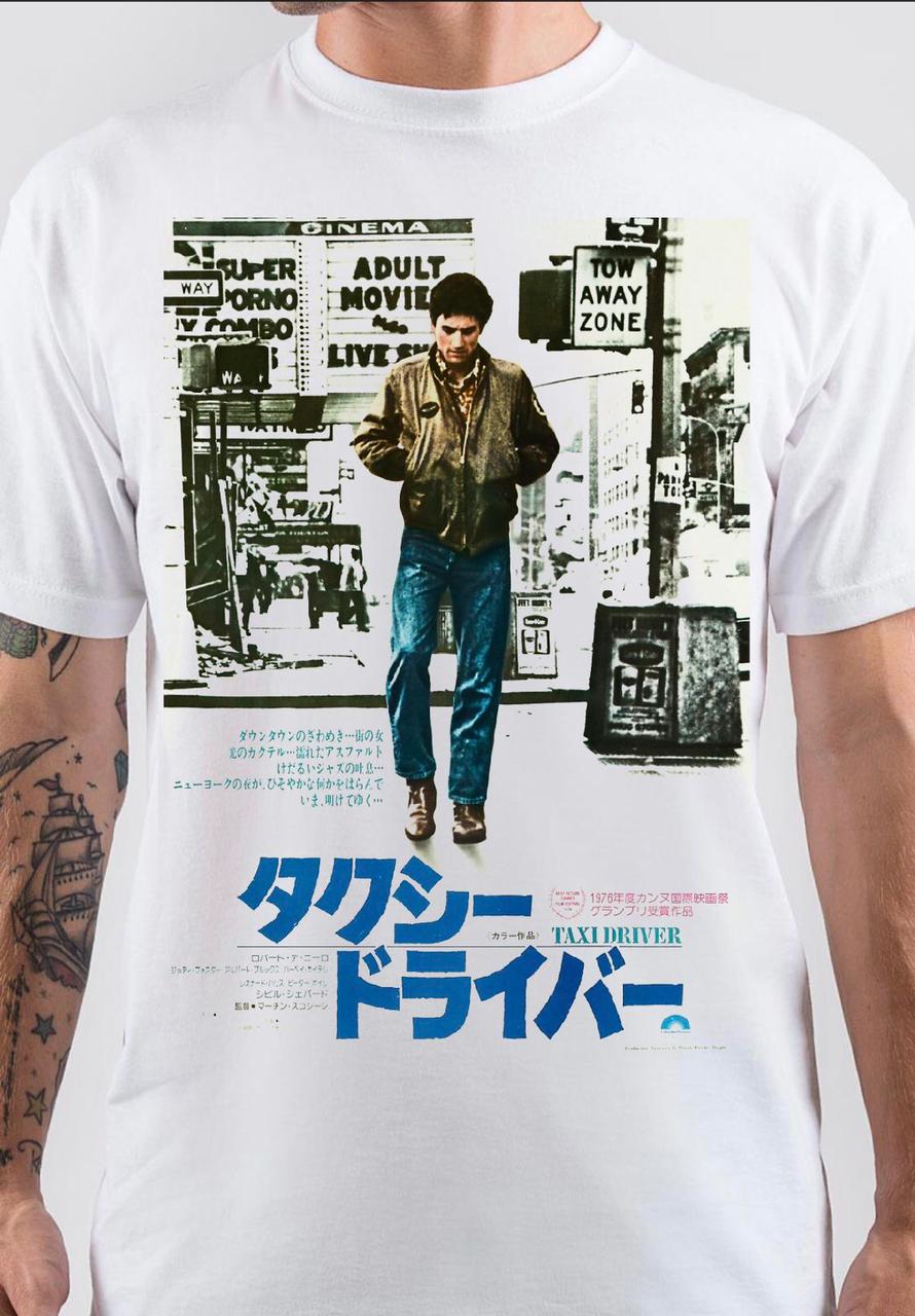 Taxi Driver White T-Shirt