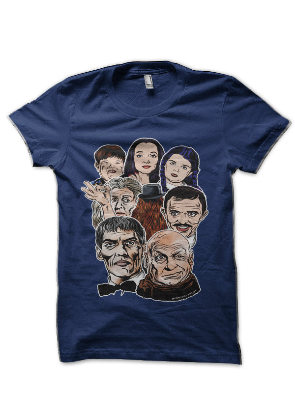 Addams Forever! Navy Blue T-Shirt