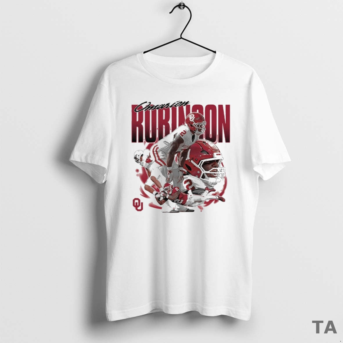 Top 2025 Oklahoma Sooners Ncaa Football Omarion Robinson Collage Graphic Vintage T Shirt Sweater