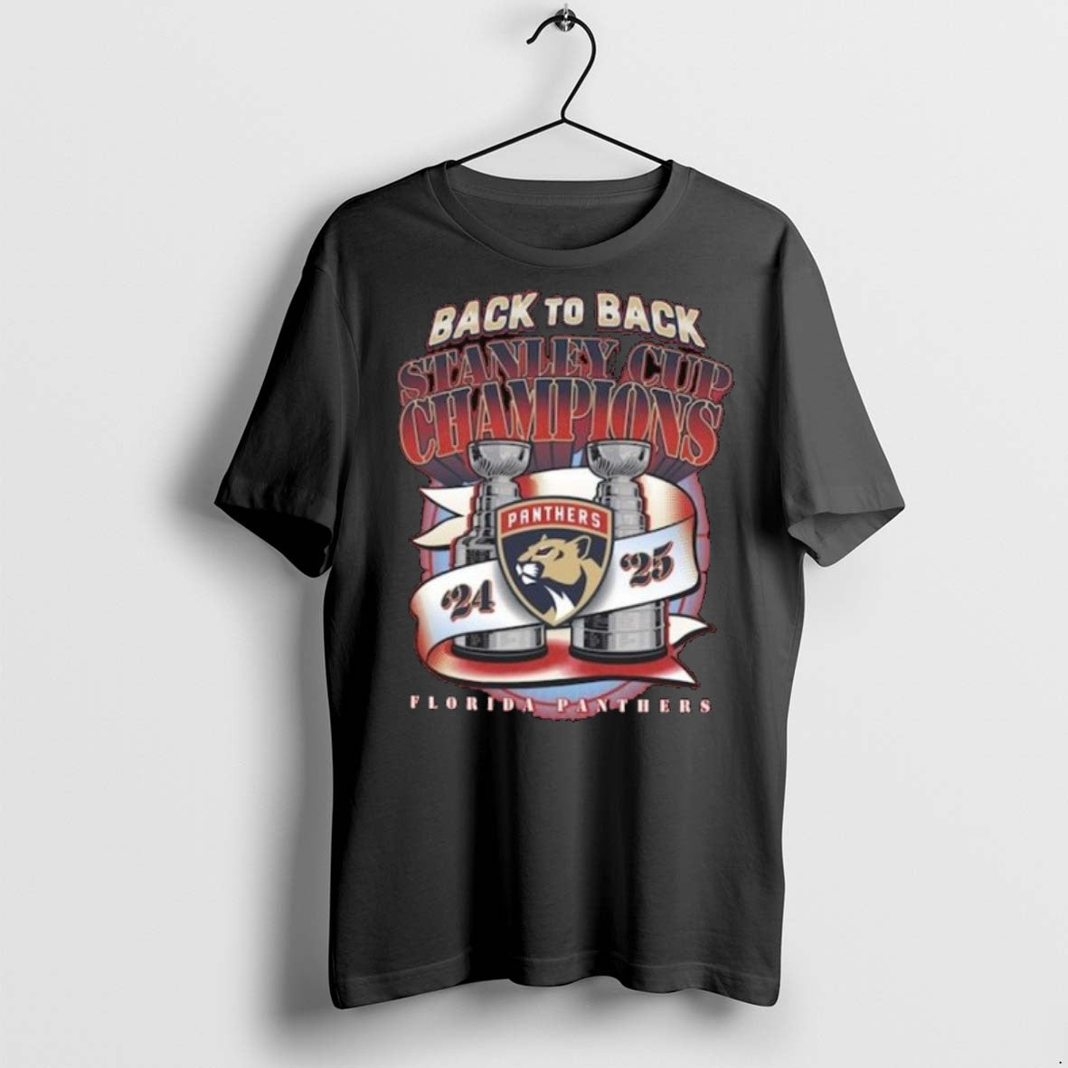 Top Premium Florida Panthers Back To Back Double Cup Franklin 2025 Long Sleve T Shirts