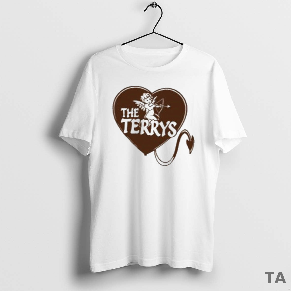 Top The Terrys Heart Rib Cupid T Shirt Sweater