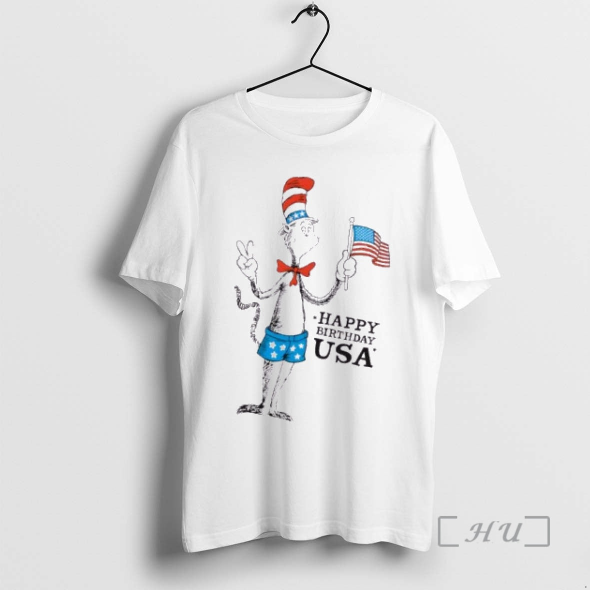 Trending Happy Birthday Usa Cat In The Hat American Flag
