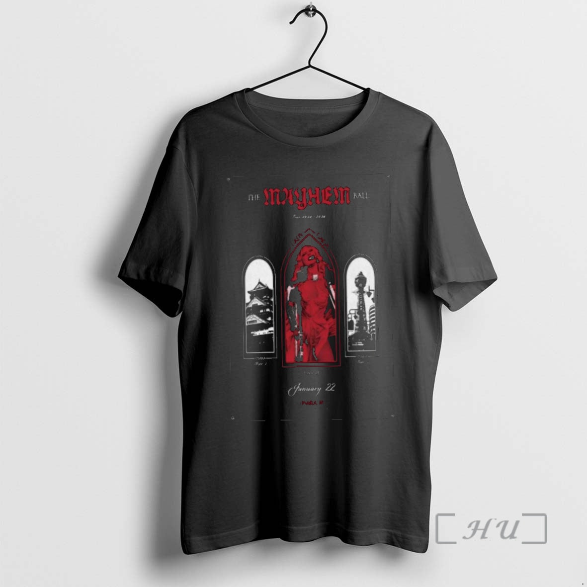 Trending Lady Gaga The Mayhem Ball Tour Osaka Japan Jan 22 2026 Premium T Shirts