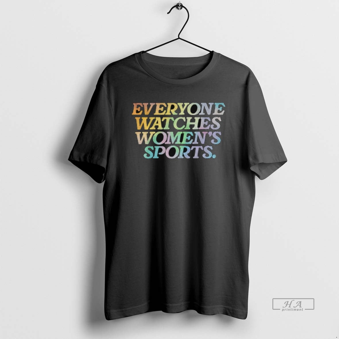 Trendy Everyone Watches Womens Sports Rainbow Equality